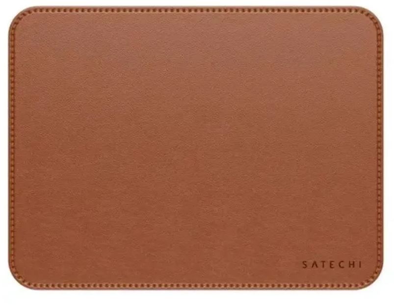 

Коврик для мыши Satechi ST-LMPN для мыши из веганской кожи Vegan-Leather Premium Desk Mat, цвет: коричневый, ST-LMPN
