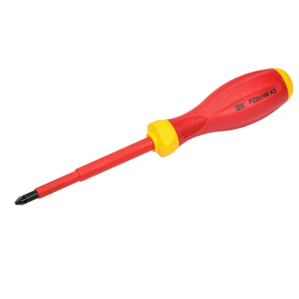 

Отвертка IEK A2L3-SC30-K3-PZ-20-100 диэлектрическая крестовая PZ2х100 K3 1000В ARMA2L 3, A2L3-SC30-K3-PZ-20-100