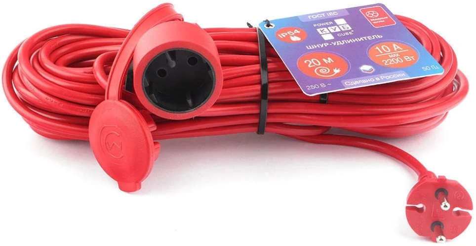 фото Удлинитель  Power Cube PC-2-B-20(IP)