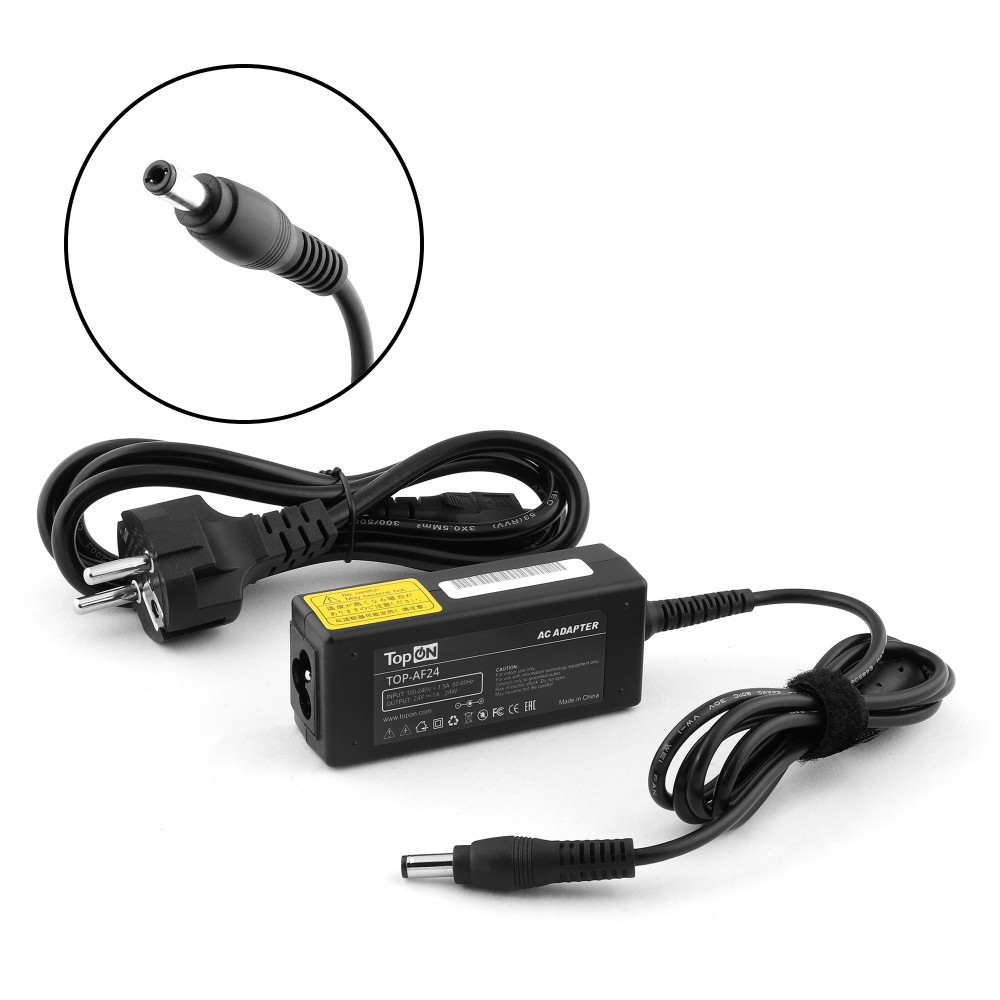 Блок питания TopOn TOP-AF24 для ЖК монитора 24V 1A (5.5x2.1) 24W.