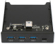 фото Планка  Gembird FP3.5-USB3-3A1C