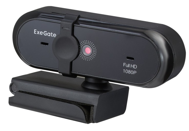 

Веб-камера Exegate Stream C925 Wide Full HD EX299090RUS 2Мп, 1920х1080, 30fps, защитная шторка, фиксированный фокус, широкоугольный 4-линзовый объекти, Stream C925 Wide Full HD