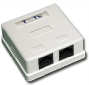 фото Компьютерная розетка TWT TWT-SM2-4545/S-WH
