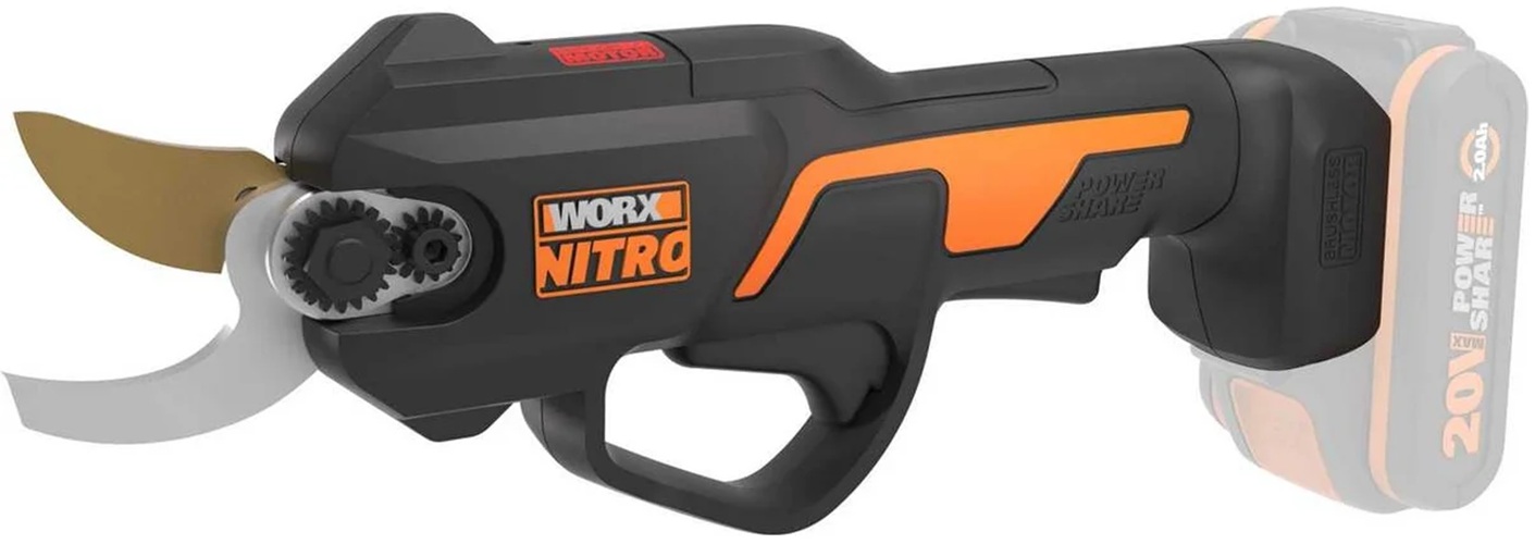 

Секатор Worx WG330E.9 аккумуляторный, 20в, 25см, без акб и зу, WG330E.9
