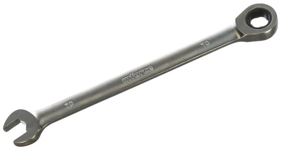 

Ключ Inforce 06-05-81 комбинированный трещоточный 10мм, 06-05-81