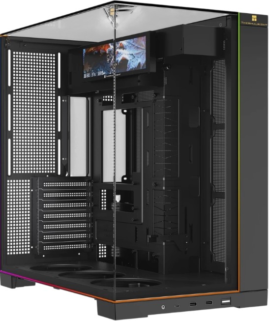 

Корпус ATX Thermalright TR-A70 Vision без БП, черный, боковая панель из закалённого стекла, 2*USB 3.1, USB Type-C, TR-A70 Vision