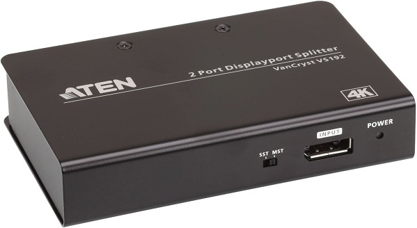 Изображение товара Разветвитель DisplayPort Aten VS192-AT-G для двух мониторов