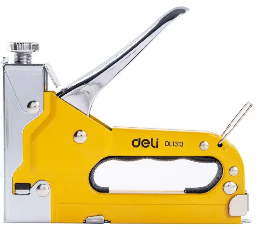 

Степлер Deli DL1313B мебельный 4-в-1, DL1313B