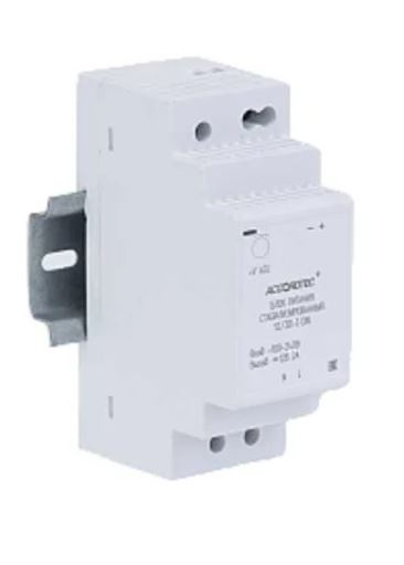 Изображение товара Блок питания AccordTec AT-12/20-3 DIN для DIN-рейки стабилизированное напряжение