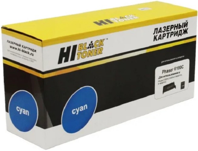 Картридж Hi-Black HB-113R00723 для Xerox Phaser 6180n/6180MFP, Восстановленный, C, 7K