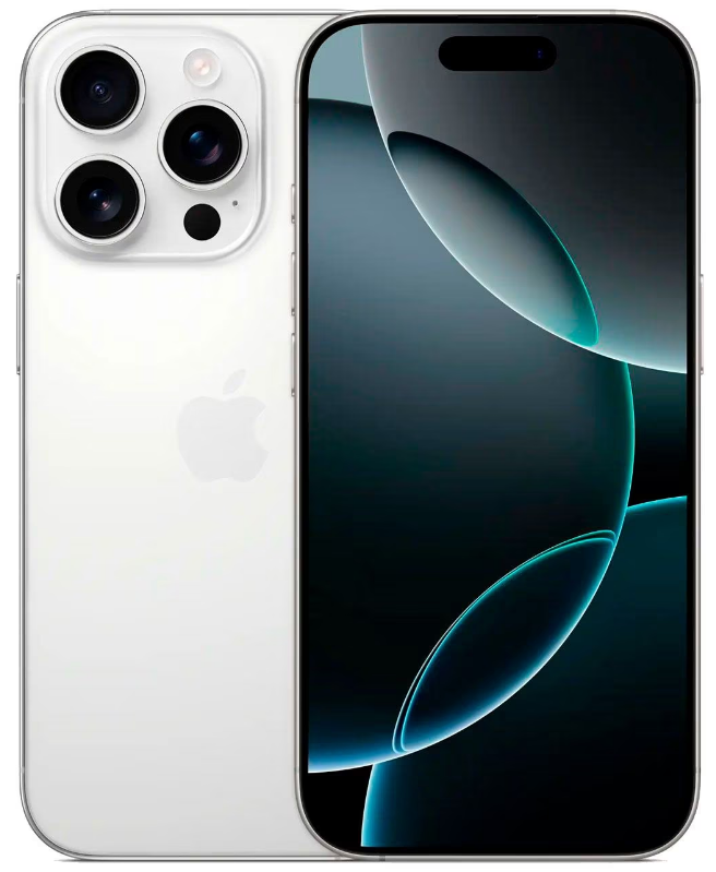 

Смартфон Apple iPhone 16 Pro 128GB MYMW3 White Titanium, iPhone 16 Pro 128GB