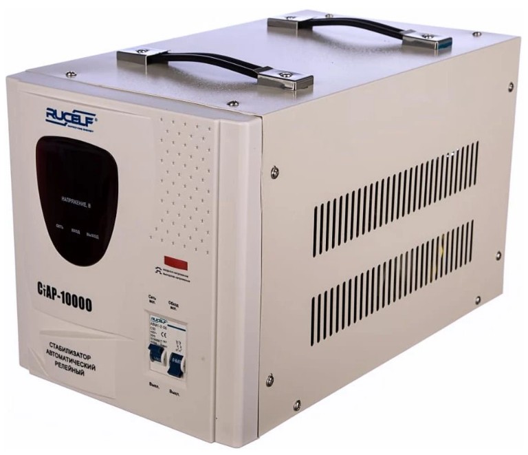

Стабилизатор напряжения RUCELF СтАР-10000 релейный однофазный 10 кВА (серия СТАР), СтАР-10000