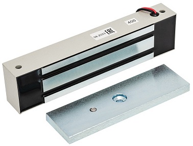 Замок AccordTec ML-400 K-2 с уголком, цвет серый