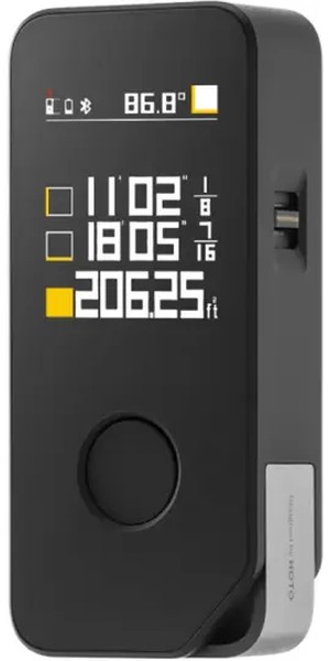 

Дальномер лазерный HOTO HTE0025GL умный, Smart Laser Measure Pro, чёрный, HTE0025GL