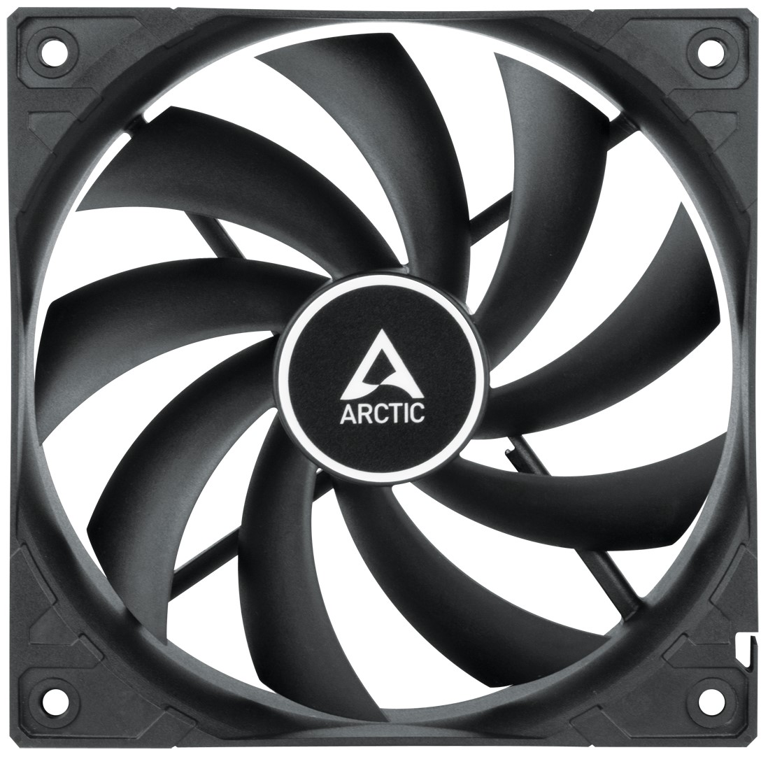

Вентилятор для корпуса ARCTIC F12 PWM PST ACFAN00200A 120x120x25mm, 230-1350rpm, 53 CFM, 4-pin PWM, black, F12 PWM PST