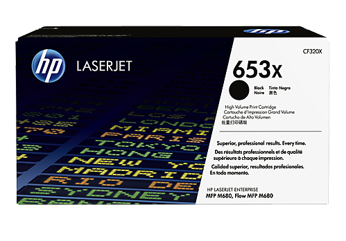 

Картридж HP 653X CF320X черный для Color LaserJet Flow M680z/M651dn/M651n/M651xh/M680dn/M680f (20000стр.), 653X