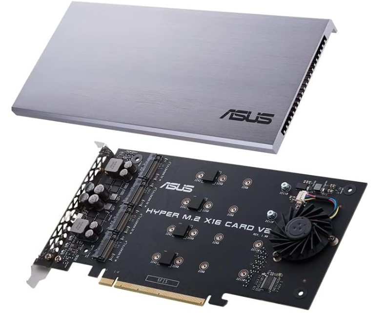 

Плата расширения ASUS 90MC06P0-M0EAY0 HYPER M.2 X16 CARD V2, 90MC06P0-M0EAY0