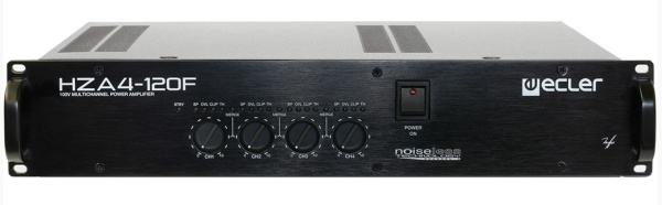 Изображение товара Усилитель мощности Ecler HZA4-120F на 4 канала 120 Вт