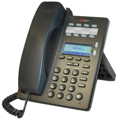Изображение товара VoIP телефон QTECH QVP-100P с двумя линиями и широким функционалом