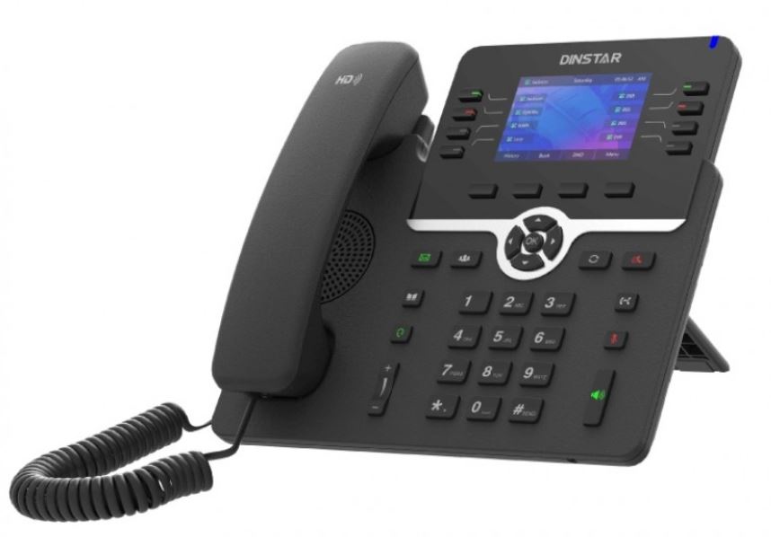 

Телефон VoiceIP Dinstar C64GP 10/100/1000, 3,5" 4 SIP аккаунта, ЖК дисплей 480x320, 6 программируемых клавишь, поддерживаешь до 6ти панелей расширени, C64GP