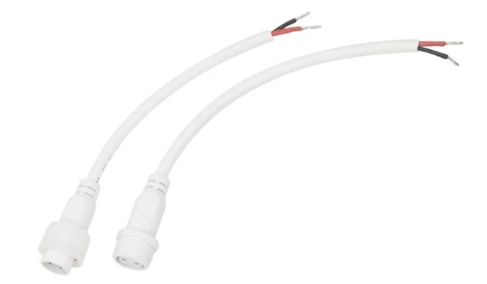 

Кабель Rexant 11-9820 соединительный (2pin) герметичный (IP67) 2х1,0мм2 белый, 11-9820