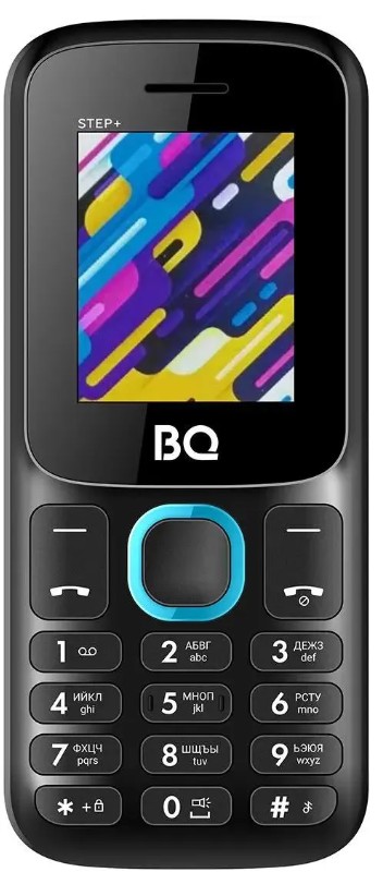 

Мобильный телефон BQ 1848 Step+ Black+Blue 1.77 ", BT, SIM: 2, 600 mAh, 1848 Step+ Black+Blue