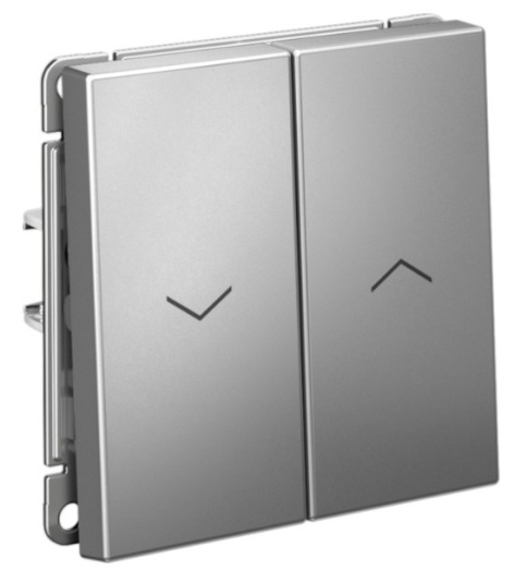 Изображение товара Выключатель двухклавишный Systeme Electric GAL000919S