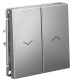фото Выключатель двухклавишный  Systeme Electric GAL000919S в Красноярске