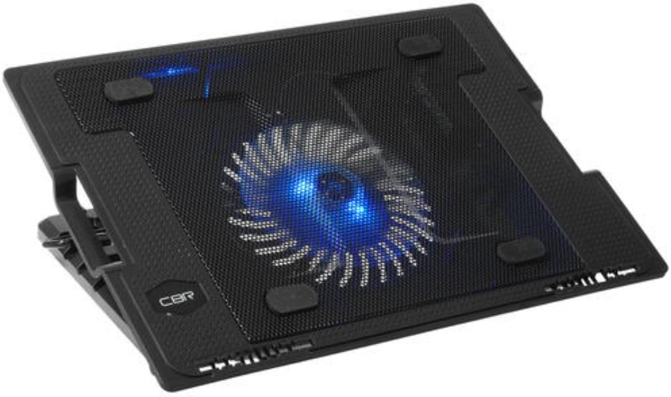 

Подставка для ноутбука CBR CLP 15202 до 15,6", 370x265x33 мм, с охлаждением, 2xUSB, вентилятор 125 мм, 20 CFM, LED-подсветка, материал металл/пластик, CLP 15202