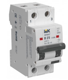 Автомат IEK AR-B10N-2-B025C030