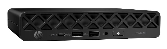Компьютер HP ProDesk 4 Mini G1i BY6V3ET_Win11Pro U5-225T/8GB/512GB SSD/WiFi/BT/USB kbd/USB mouse/Win11Pro/black