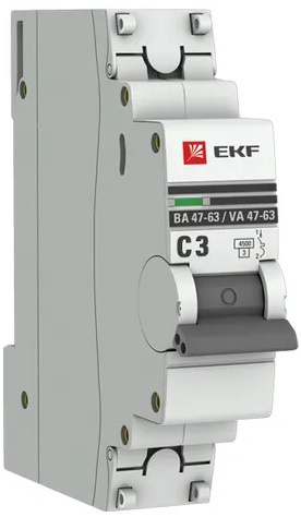 фото Автоматический выключатель  EKF mcb4763-1-03C-pro в Челябинске
