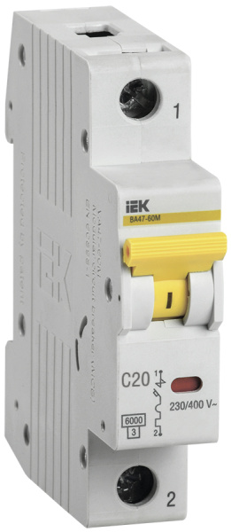 Автоматический выключатель IEK MVA31-1-020-C