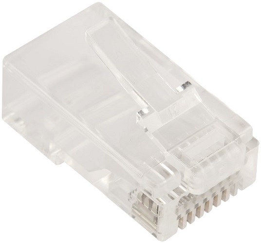 

Коннектор Lanmaster LAN-EZ45-8P8C/U6-100 RJ45 тип EZ, 8P8C, UTP, Cat.6, универсальный, покрытие 50 микрон,100 шт., LAN-EZ45-8P8C/U6-100