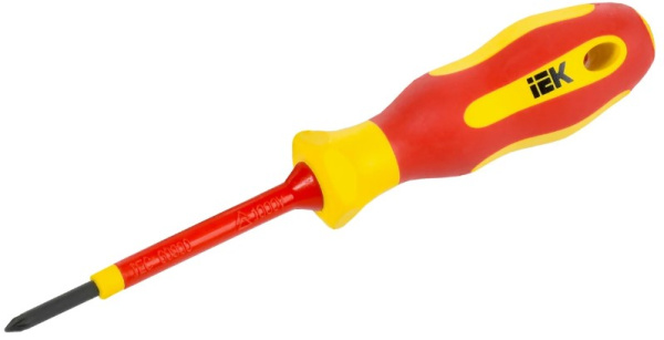 Изображение товара Отвертка IEK PZ0 с диэлектрическим покрытием и намагниченным наконечником