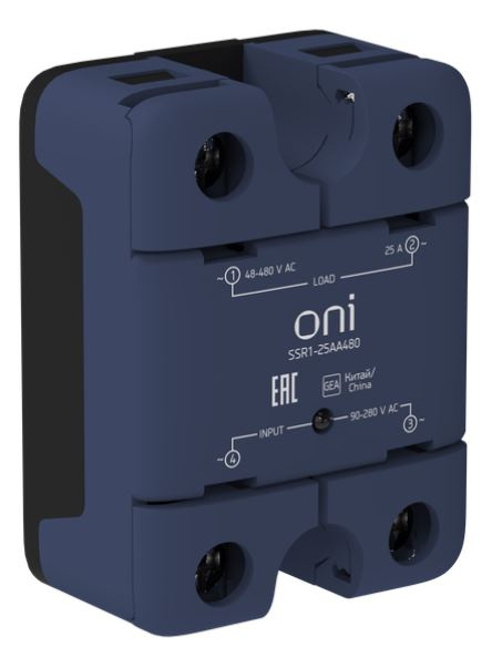 Реле твердотельное ONI SSR1-25AA480