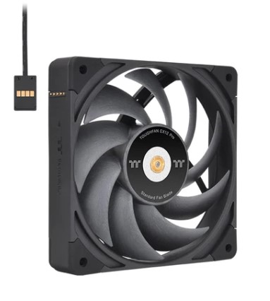 

Вентилятор для корпуса Thermaltake TOUGHFAN EX12 Pro CL-F171-PL12BL-A 120x120x25 mm, 500-2000rpm, 70.8 CFM, 22.6dBA, 4-pin PWM, black (3-pack), TOUGHFAN EX12 Pro