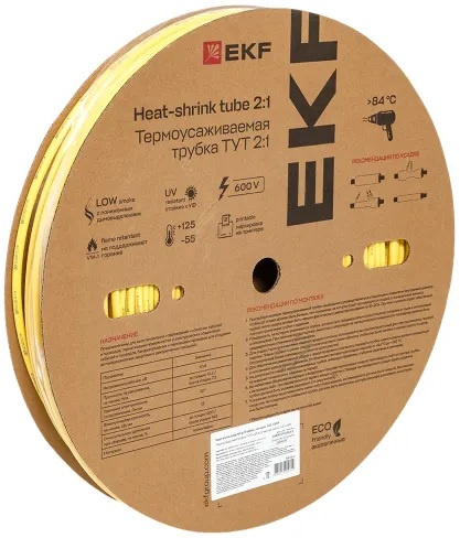 Изображение товара Термоусаживаемая трубка EKF tut-6-y