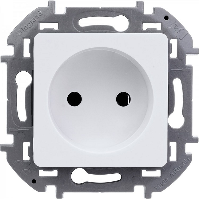 

Розетка Legrand 673710 Inspiria белая 2К - 16 А - 250 В, 673710
