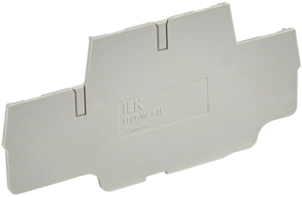 Изображение товара Заглушка IEK YCT23-00-2-K03-004-ZGL торцевая пластина для клеммной колодки