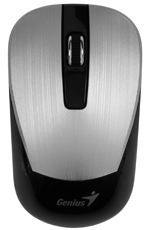 

Мышь Wireless Genius NX-7015 31030019404 800, 1200, 1600 DPI, микроприемник USB, 3 кнопки, 2.4 GHz, серебристый, NX-7015