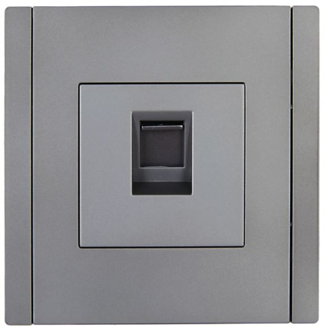 Изображение товара Розетка компьютерная IEK FP-K10-2-K46 для Ethernet с монтажом без винтов