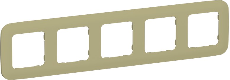 

Рамка пятерная IEK FI-M52-31-20-K26 FLITE РУ-5-А-ФлО оливковый, FI-M52-31-20-K26
