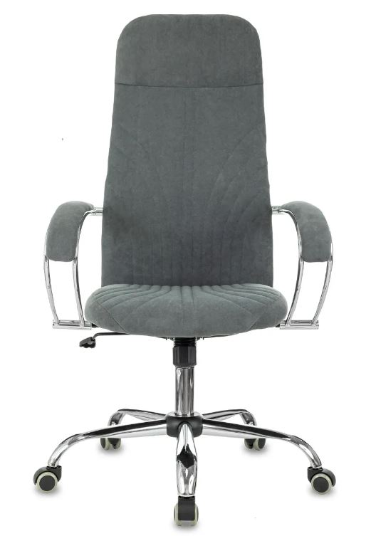 

Кресло Бюрократ CH-610SL/FABR-DGREY темно-серый Alfa 44 крестов. металл хром, CH-610SL/FABR-DGREY