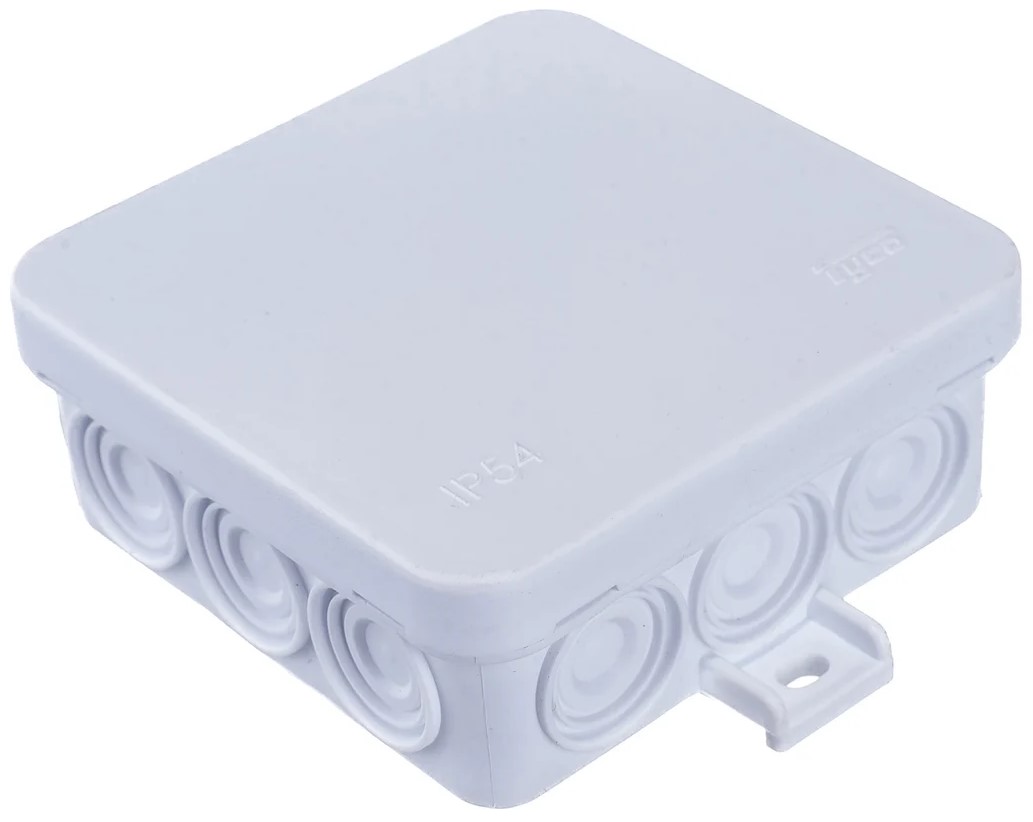 

Коробка распределительная RUVinil 67093Б 85х85х35мм IP54 цвет: белый, 67093Б