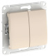 фото Выключатель двухклавишный  Systeme Electric GSL000251S в Омске