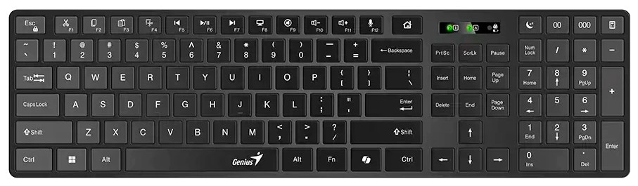 

Клавиатура Genius SlimStar 7250BT 31320004408 Black, SlimStar 7250BT