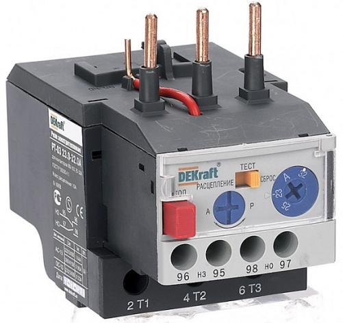 Изображение товара Реле тепловое DEKraft 23122DEK механическое управление 23-32 А