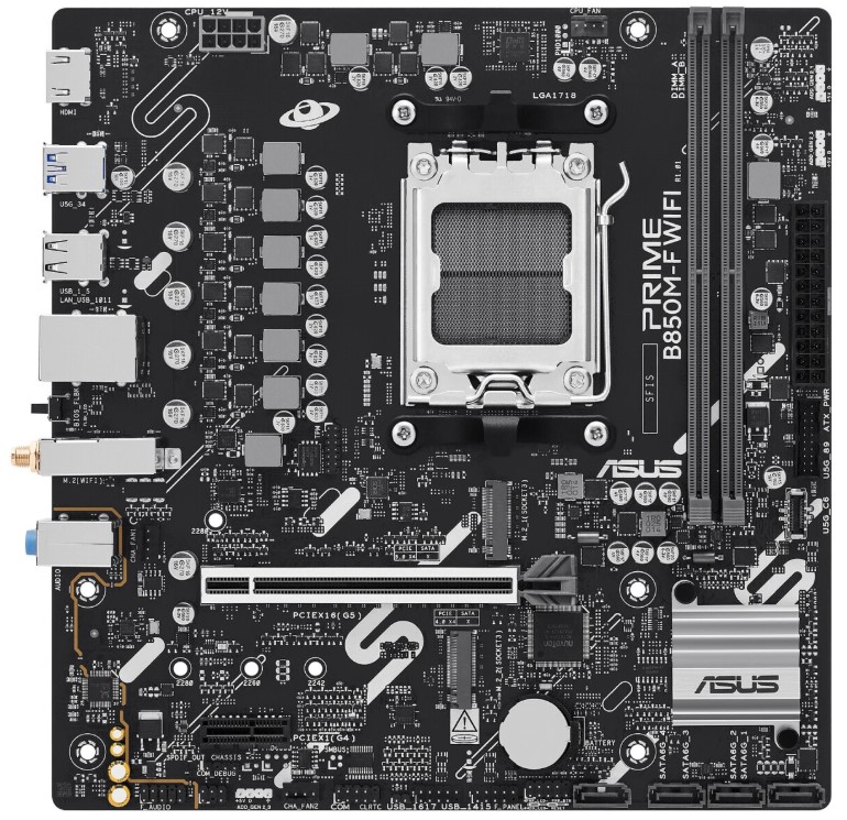 ASUS ASUS PRIME B850M-A WIFI AM5 DDR5 Micro-ATX