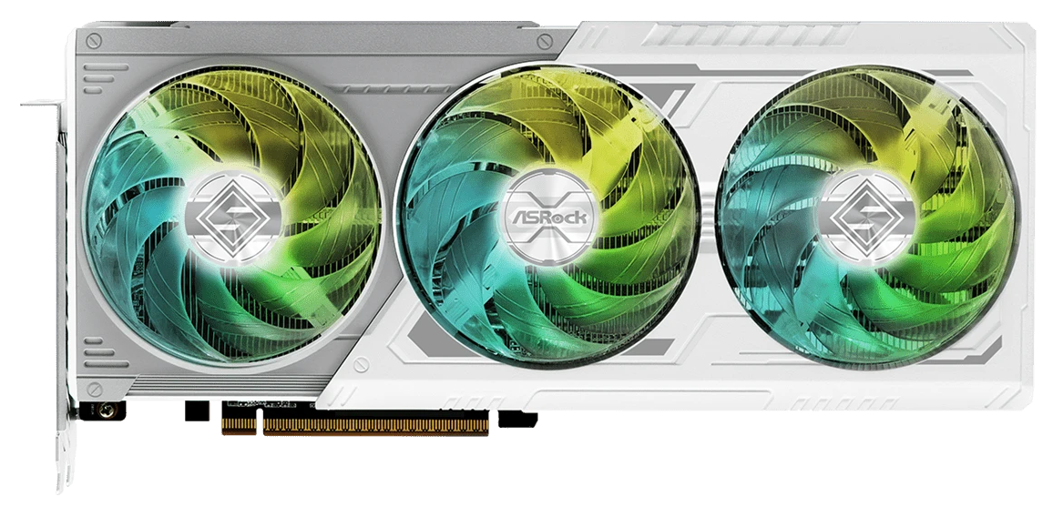 

Видеокарта PCI-E ASRock Radeon RX 9070 XT Stell Legend (RX9070XT SL 16G) 16GB GDDR6 256bit 4nm 2970/20000MHz HDMI 3*DP, Radeon RX 9070 XT Stell Legend (RX9070XT SL 16G)